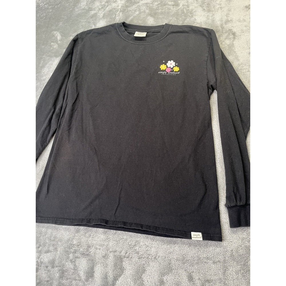 Simply Southern He Has A Plan & I Have A Purpose T Shirt Medium Purple Retro